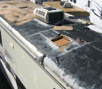 RV Fiberglass RV Roof Repair 